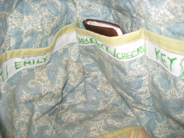 label inside purse