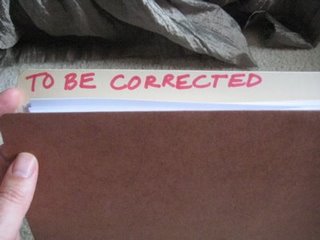 tobecorrected