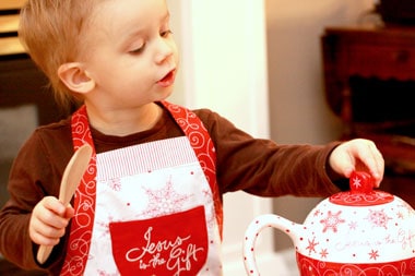 dayspring-olivia-tea Dayspring Snow Flake Home Collection - Olivia serving tea