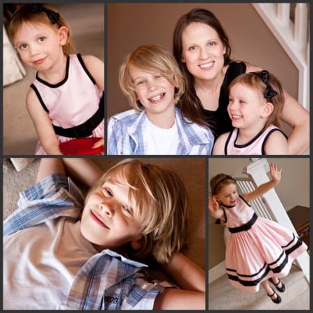 Janice with Olivia and Jackson Janice with Olivia and Jackson