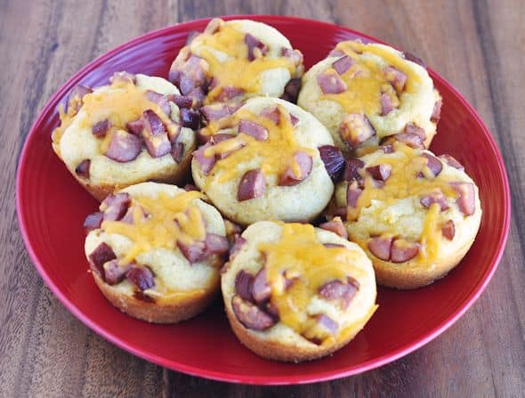 cheesey corn dog muffins