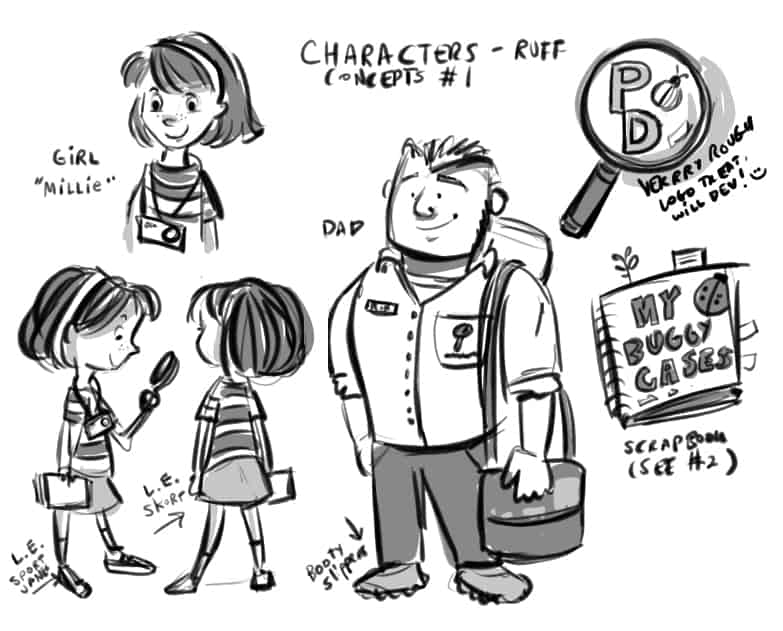 Rough Sketches PEST DETECTIVES