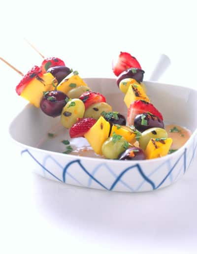 mango grape skewers