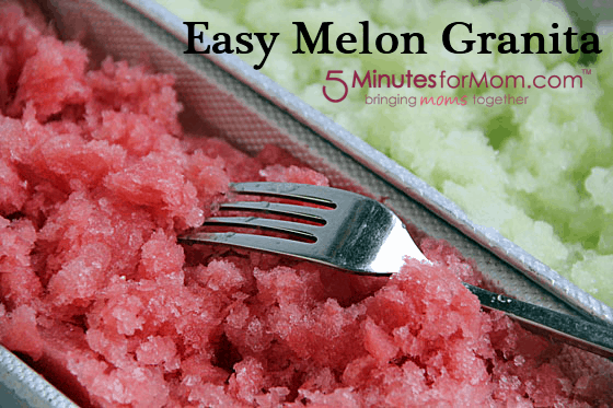 Easy Melon Granita recipe 5 Minutes for Food Easy Melon Granita recipe 5 Minutes for Food