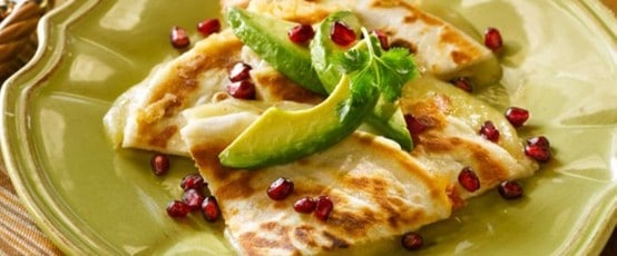Thumbnail image for Quesadillas with Pomegranate and Avocado (with Giveaway)