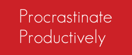 Thumbnail image for Pin It Friday – Procrastinate Productively