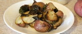 Thumbnail image for Roasted Brussel Sprouts and Potatoes