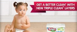 Thumbnail image for Gentle Cleansing with HUGGIES Triple Clean Layers Wipes