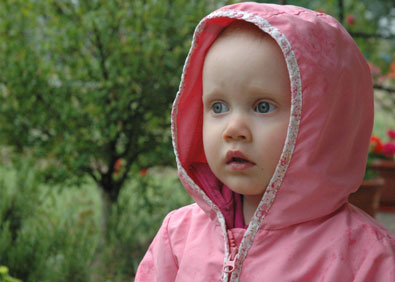 Julia Watching Italian Rain