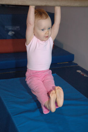 Julia at Gymnastics on Bars