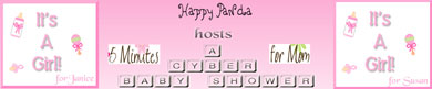 Happy Panda is throwing us a Cyber Baby Shower – and You are Invited!