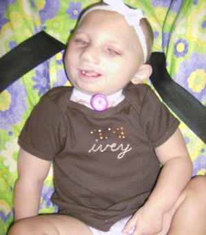 Ivey in her Bitty Braille T-Shirt