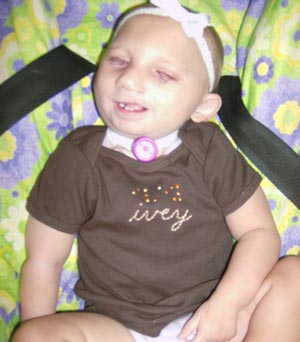 Ivey in her Bitty Braille T-Shirt