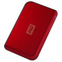 Western Digital Passport External Hard Drive - Red