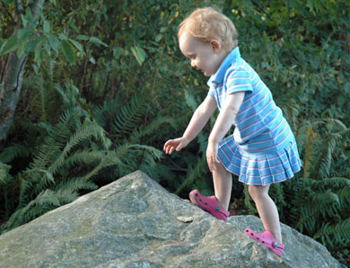 Wordless Wednesday — Julia Feeding Boots