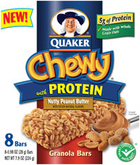 Back to School With Quaker Chewy With Protein Granola Bars