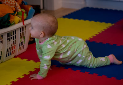 Wordless Wednesday – Did I mention I can crawl?