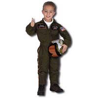 Jr Air Force Pilot Suit & Helmet 