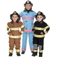 Junior Fire Fighter Suit with Helmet 