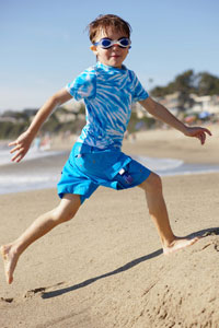 Boys rash guard and shorts