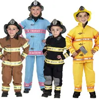 Junior Fire Fighter Suit with Helmet