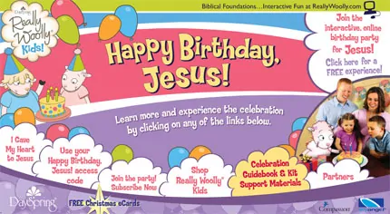 Happy Birthday, Jesus! — Live Online Party for Your Kids