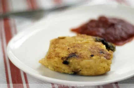 Pan-Seared Polenta with Sauce