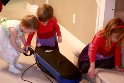 Little Kids Love To Vacuum