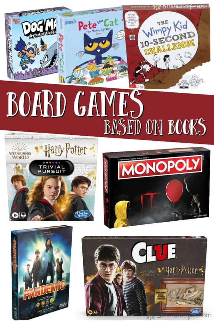 Bookish Board Games 5 Minutes for Mom