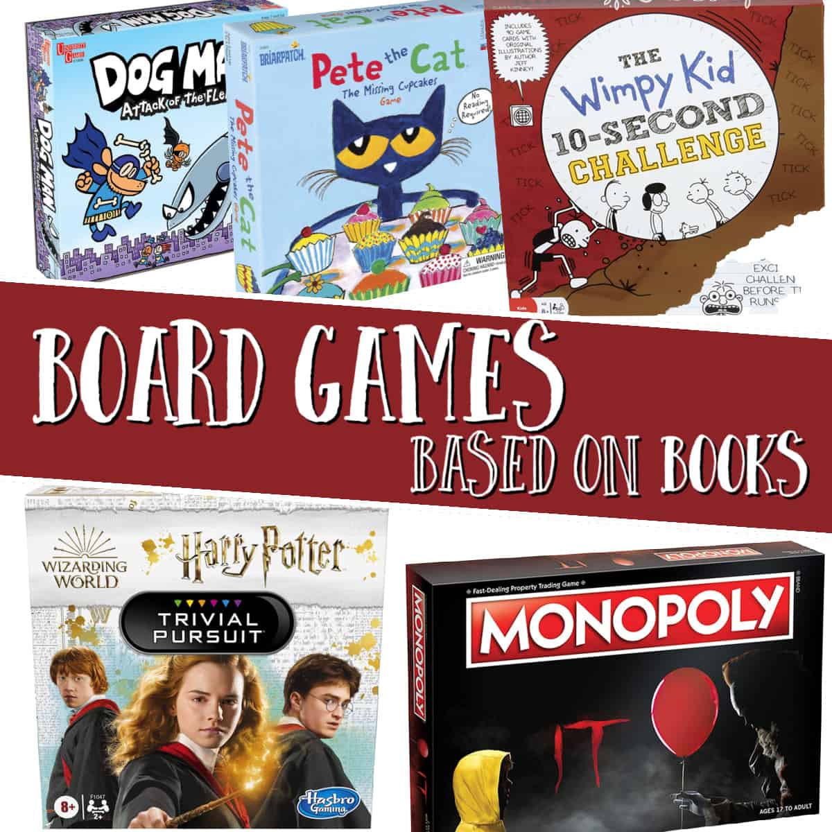 Bookish Board Games 5 Minutes for Mom