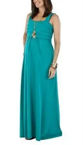 Nursing maxi dress Teal