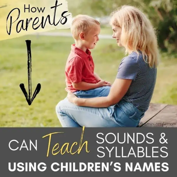 Teaching Sounds and Syllables using Names