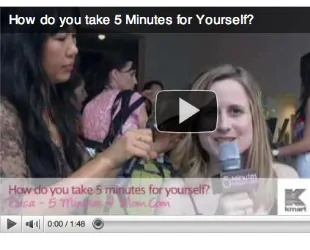 How do you take 5 Minutes for Yourself?