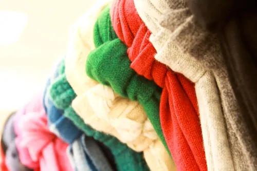 assorted cashmere scarves