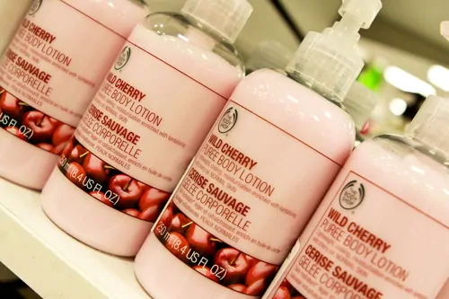 Body Shop Wild Cherry Lotion at T.J. Maxx