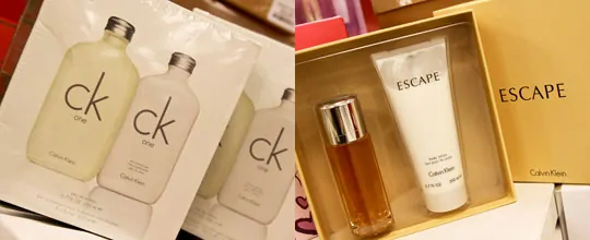 Calvin Klein One Gift Set $39.99, Calvin Klein Escape Gift Set $39.99 at T.J. Maxx