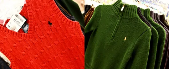 Polo Vests $19.99 and Sweaters $24.99 at T.J. Maxx