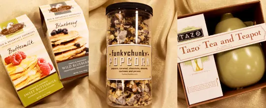 The Invisible Chef $4.99, Funky Chunky Popcorn, Tazo Tea & Teapot $12.99 at T.J. Maxx and Marshalls