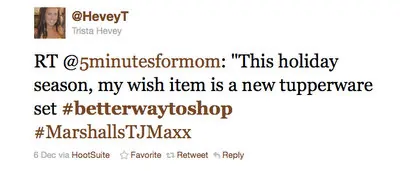 The 2nd Winner of our Holiday Wish Giveaway with T.J. Maxx and Marshalls