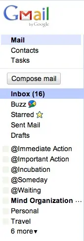 Gmail Folder Example