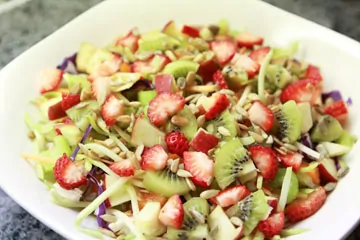 Broccoli Slaw Fruit Salad with Chicken Breast