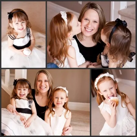 Susan with Sophia and Julia