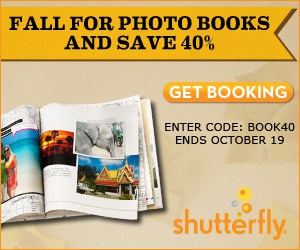 Photobooks from Shutterfly – 40% Off Promo Code