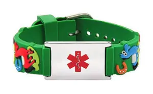 Hope Paige medical ID bracelets for boys