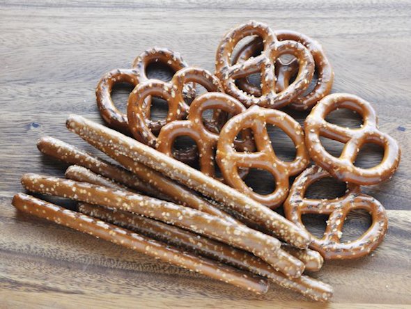 giant pretzel rods and twists