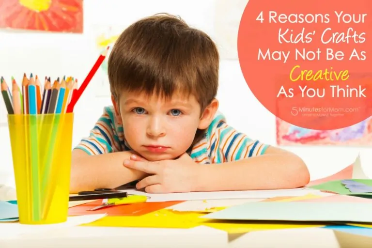 4 Reasons Your Kids Crafts May Not Be As Creative As You Think - A little shocking and almost upsetting since this is basically how most of us and most schools teach our kids, but important to consider...