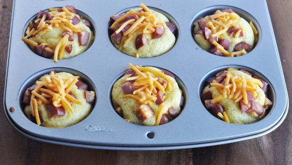 hot dog corn muffins hot dog corn muffins