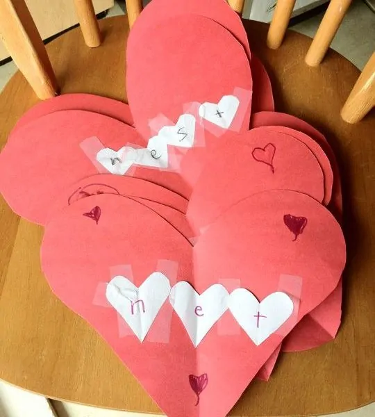 Turn Spelling Homework into a Valentine’s Day Activity