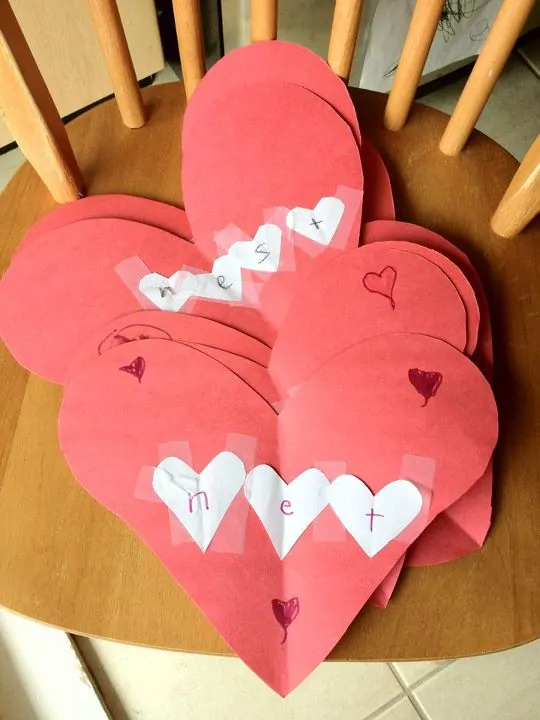 Valentines Day Spelling Activity