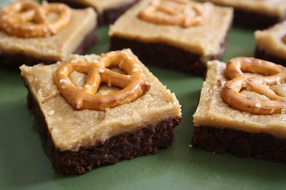 Guinness Brownies with Butterscotch Fudge